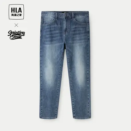 HLA/海澜之家SPRINTING SMILE系列牛仔裤24春夏新款五袋款裤子男图片