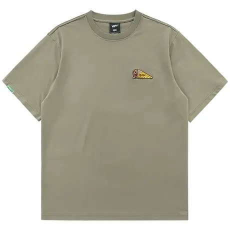 VIP重磅纯棉短袖T恤男夏季美式复古刺绣体恤半袖打底衫正肩上衣潮商品大图