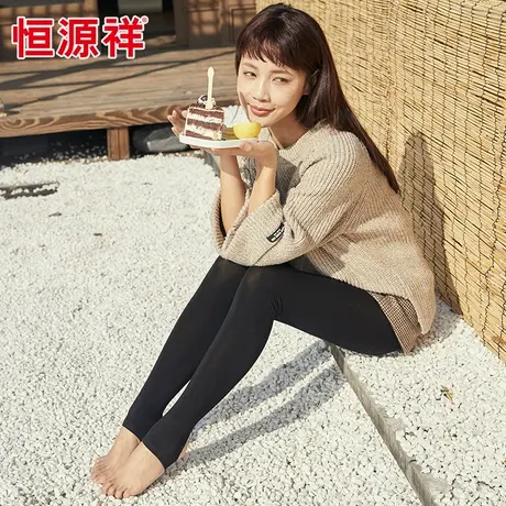 恒源祥黑色连裤袜日系时尚显瘦打底裤弹力修身踩脚裤袜性感丝袜女图片