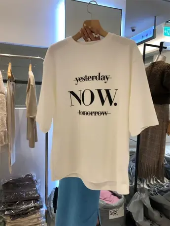 网红ins超火短袖t恤女2021夏装新款韩版潮简约时尚字母宽松上衣服商品大图