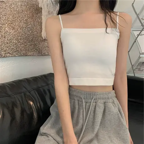 辣妹吊带背心女夏季美背外穿抹胸防走光裹胸打底衫内搭短款上衣潮图片
