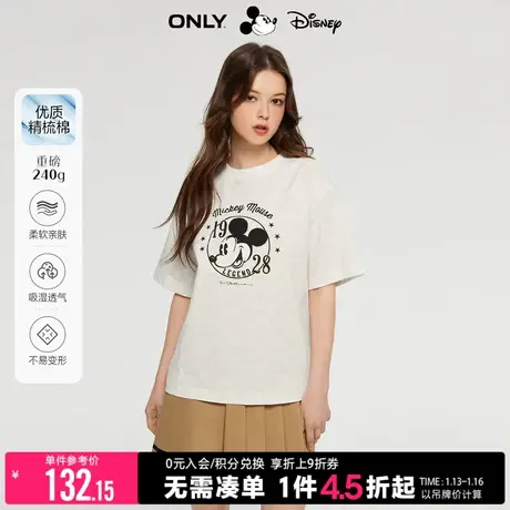 ONLY秋季新款迪士尼米奇DISNEY联名T恤女|123201081商品大图