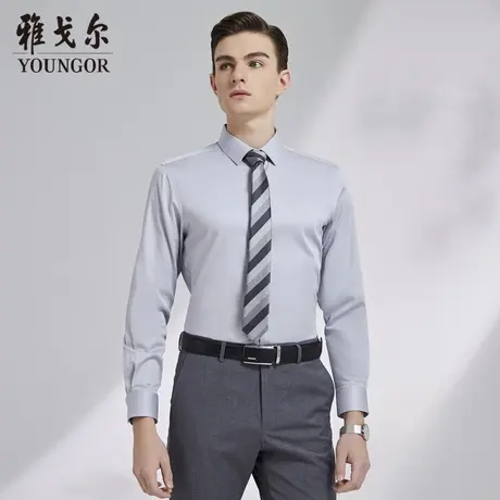 雅戈尔旗下CEO系列 长袖衬衫商务休闲男商品大图