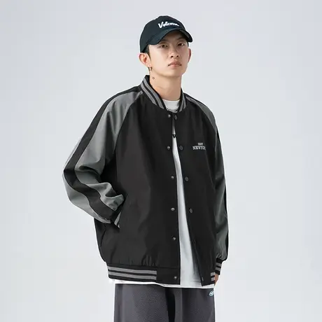 男士棒球服男春秋款男装2025新款春季运动男生外套衣服男款夹克男商品大图