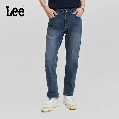 Lee商场同款24早春新品726标准直脚中浅蓝男牛仔裤潮LMB2417265FW图片