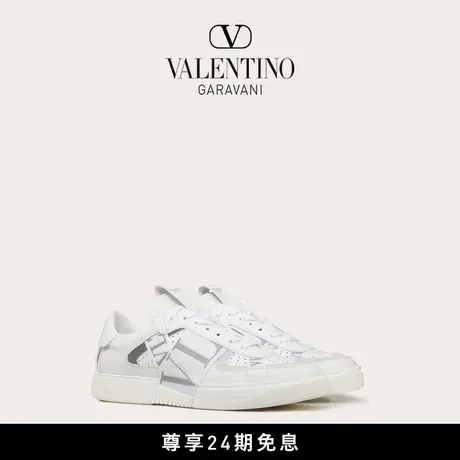 【24期免息】华伦天奴VALENTINO男士 VL7N 小牛皮低帮绑带运动鞋商品大图