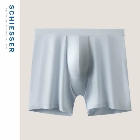 SCHIESSER舒雅25年春夏新品男士莫代尔吸湿速干运动长腿平角内裤图片