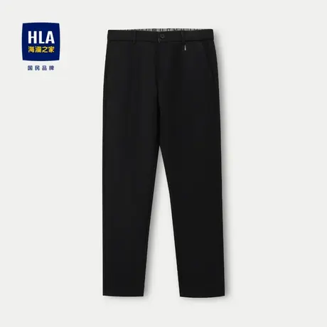 HLA/海澜之家宽松锥形休闲裤2023秋季新款仿铜氨易打理九分裤子男商品大图