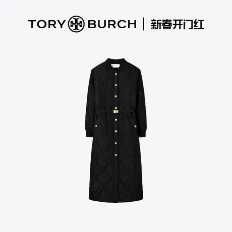 【12期免息】TORY BURCH汤丽柏琦  束腰长款绗缝外套 145277商品大图