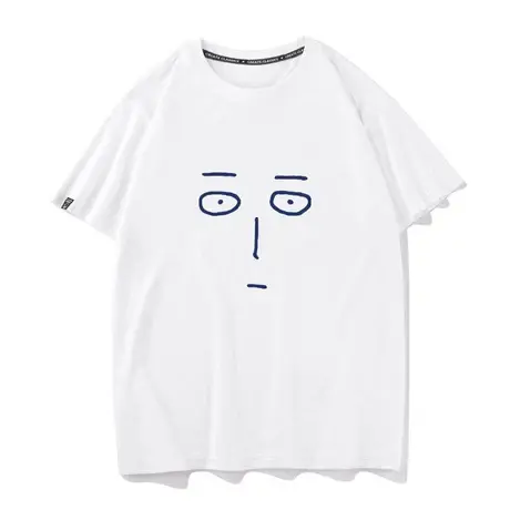 一拳超人onepunchman琦玉老师周边T恤短袖日系动漫周边情侣半袖潮商品大图