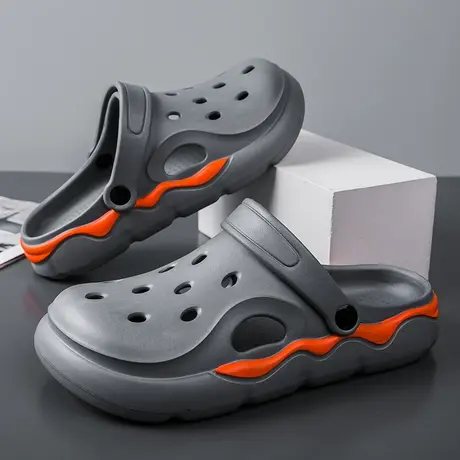 雨鞋胶鞋男士夏季软底软面厨房防滑鞋男防水鞋子男款户外钓鱼水鞋商品大图