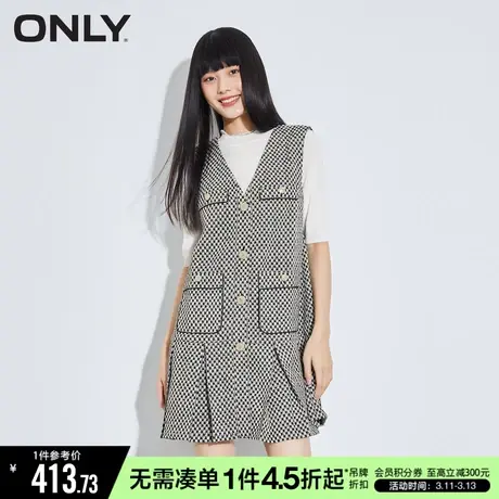 ONLY冬季时尚潮流针织衫套装短款连衣裙女|123107086图片