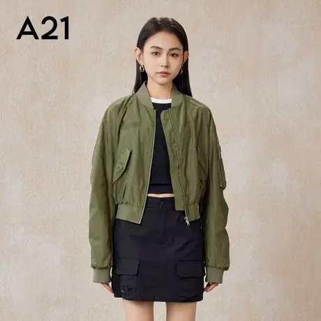 A21美式飞行员短款棒球服夏季男女款机能风工装设计感情侣装外套图片
