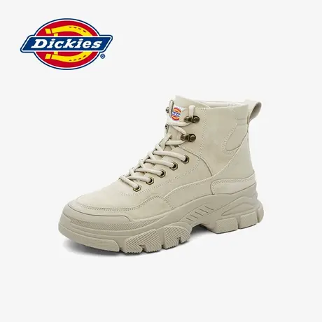 Dickies女鞋2024冬季新款工装靴女防滑耐磨马丁靴潮流皮靴子女潮图片
