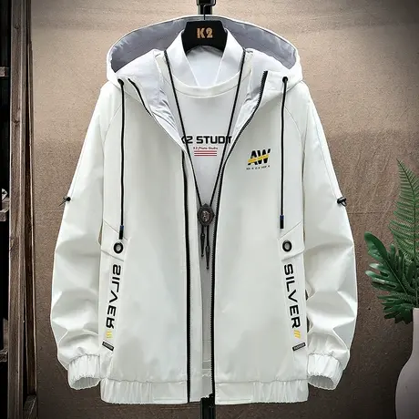 外套男春秋冬季潮流韩版运动休闲夹克青少年初中高中学生大童衣服商品大图