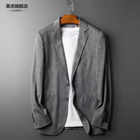 男士西服上衣韩版春季新款修身潮流帅气英伦休闲小西装男装外套薄商品大图