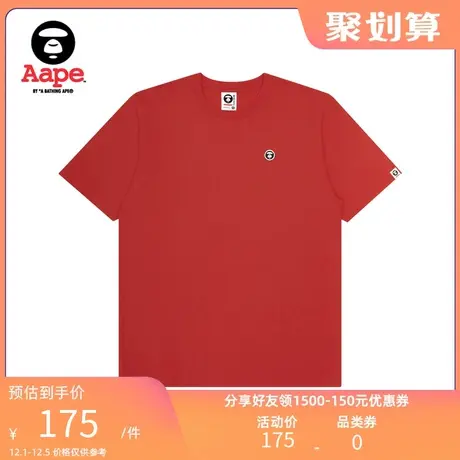 Aape男装春夏猿颜徽章刺绣潮流印花短袖T恤0768XXG商品大图