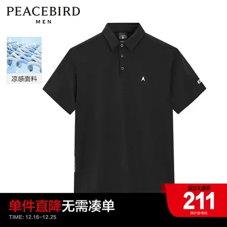 太平鸟男装 POLO衫2022年夏季新款修身男士BYDBC2G15图片