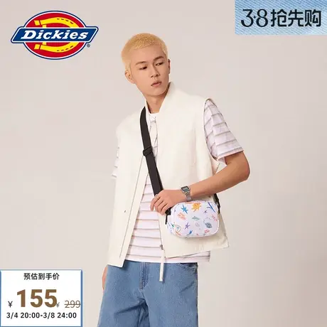 Dickies 春夏 工装印花百搭时尚斜挎小方包图片