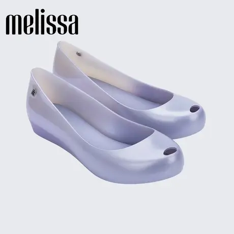 Melissa梅丽莎新品圆头平底一脚蹬休闲女士鱼嘴单鞋33775图片