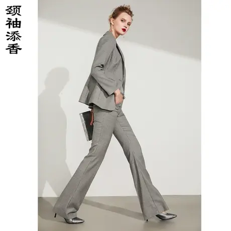 颈袖添香2024春新款时尚正装商务西装气质女士职业装套装女装图片