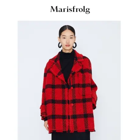 【奥莱清仓保暖季特价 】玛丝菲尔毛呢外套商品大图