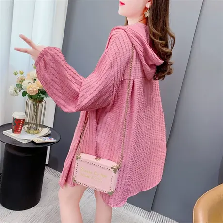 休闲时尚连帽衬衫女2023年新款秋季宽松慵懒风洋气设计感百搭上衣商品大图