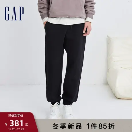 【断码优惠】Gap男装春秋空气三明治宽松卫裤休闲束脚裤841415商品大图