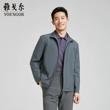 【商场同款】雅戈尔男士单夹克秋冬新款官方商务休闲单夹克外套男图片