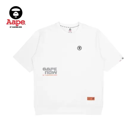 Aape旗舰店男装春夏猿颜字母简约潮流休闲短袖T恤0892XXI商品大图
