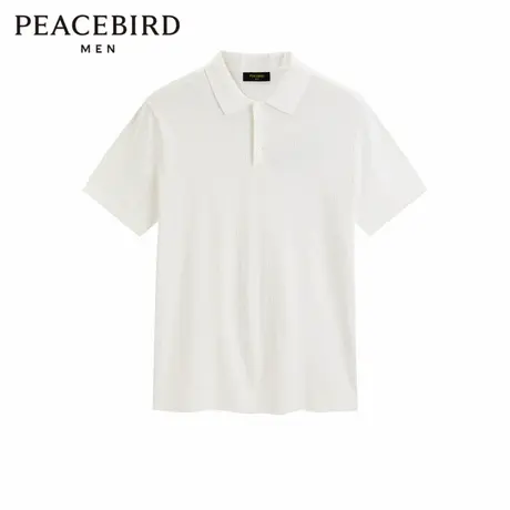 太平鸟男装 夏季新款纯色POLO衫线套衫短袖T恤B1EED2425图片