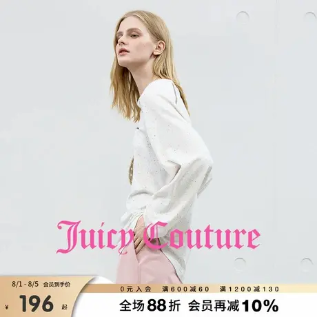 Juicy Couture橘滋T恤女2025年秋季新款美式慵懒宽松运动长袖上衣图片