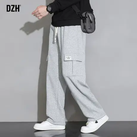 男士工装休闲裤男直筒运动裤男款2024年春季新款垂感裤子卫裤男裤商品大图