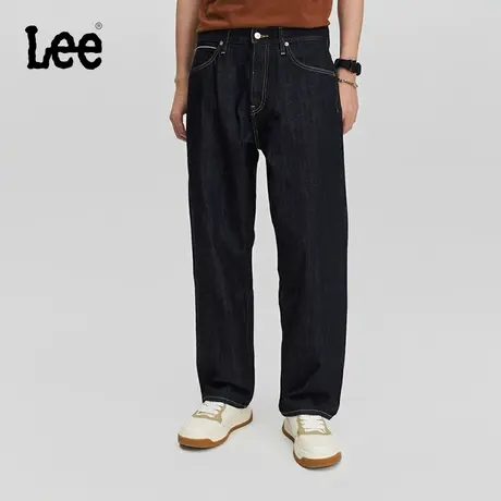Lee商场同款24早春新品清水洗宽松五袋款男牛仔裤潮LMB241601100图片