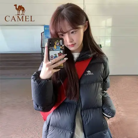 骆驼户外羽绒服600蓬男女新款短款厚外套121面包服商品大图