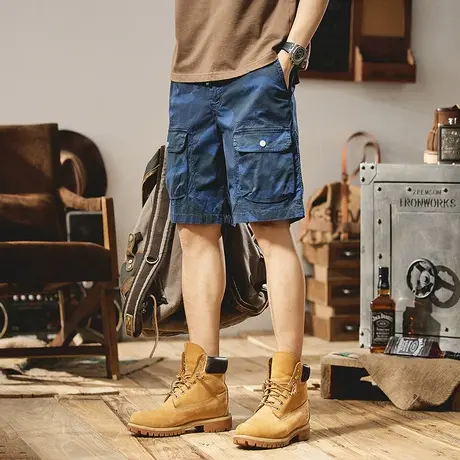 Modi Nick/摩帝尼克潮流百搭迷彩男士工装裤宽松休闲男士五分裤商品大图