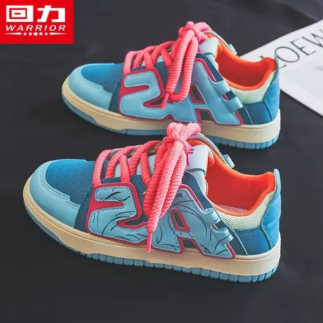 回力帆布女鞋秋季透气百搭小众原创运动休闲低帮超火面包厚底板鞋商品大图