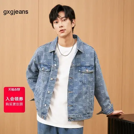 清仓gxg.jeans男装秋季牛仔夹克JEX1E800313图片
