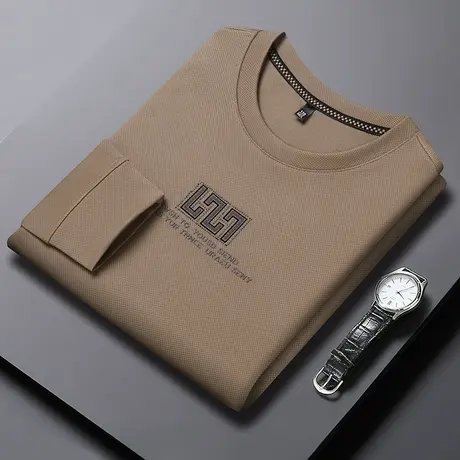 春秋男士卫衣t恤长袖宽松套头字母图案上衣休闲打底衫潮流运动衫图片