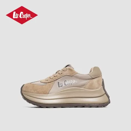 Lee Cooper2024秋冬新款老爹鞋女爆款暖色阿甘鞋厚底增高休闲鞋女商品大图