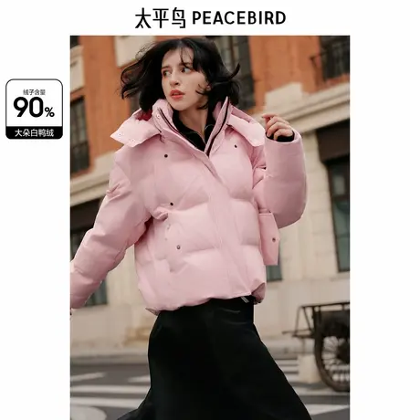太平鸟女装冬季百搭面包羽绒服A3ACE4234商品大图