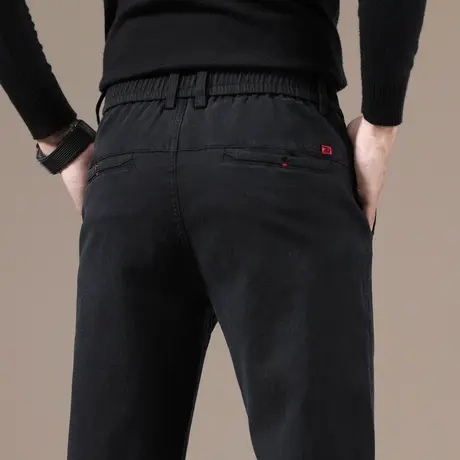 英伦雅痞男装春装春季秋冬款西裤男士宽松直筒休闲长裤子冬季弹力商品大图