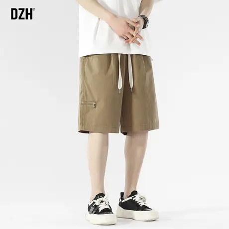 男士工装美式短裤男宽松休闲纯棉五分裤中裤2023新款男裤夏季薄款商品大图