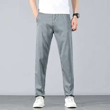 冰丝长裤子男士休闲裤夏季薄款宽松潮流百搭速干直筒运动裤春秋款商品大图