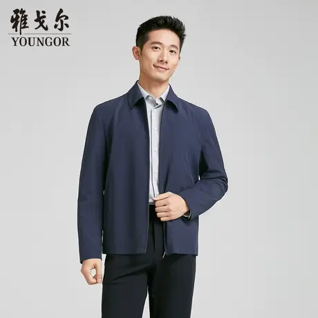 【商场同款】雅戈尔男士单夹克春季新款官方商务休闲单夹克外套男商品大图