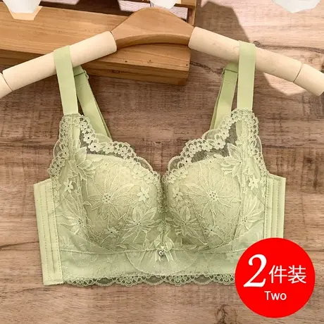 内衣女大胸显小薄款超薄0.1cm收副乳防下垂上托大罩杯文胸罩夏季商品大图