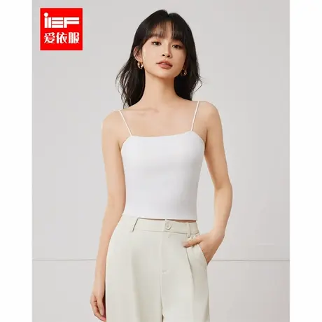 IEF/爱依服夏季新款纯欲风时尚修身显瘦短款露背性感裹胸吊带图片