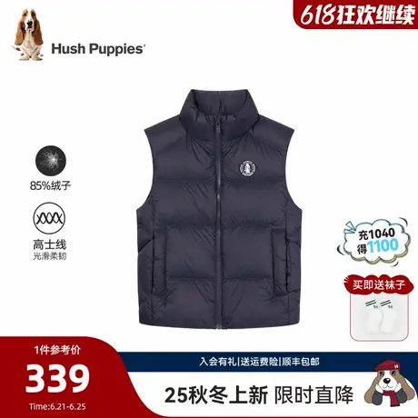 【25冬新品】暇步士童装儿童羽绒马甲大童保暖背心男童女童厚坎肩商品大图