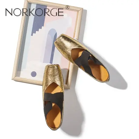 复古爆裂金时装单鞋女鞋图片