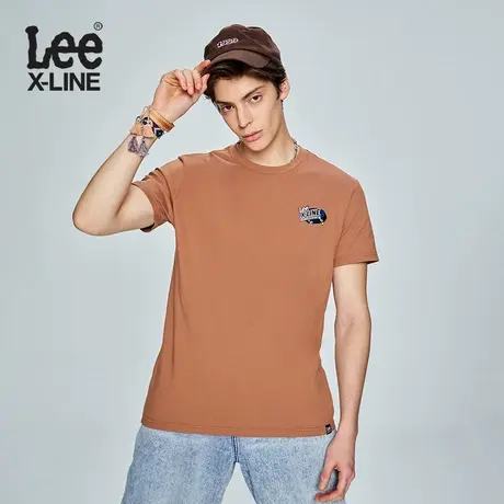LeeXLINE23春夏短袖男士纯棉潮流圆领t恤LMT0053934LE00FK11000图片